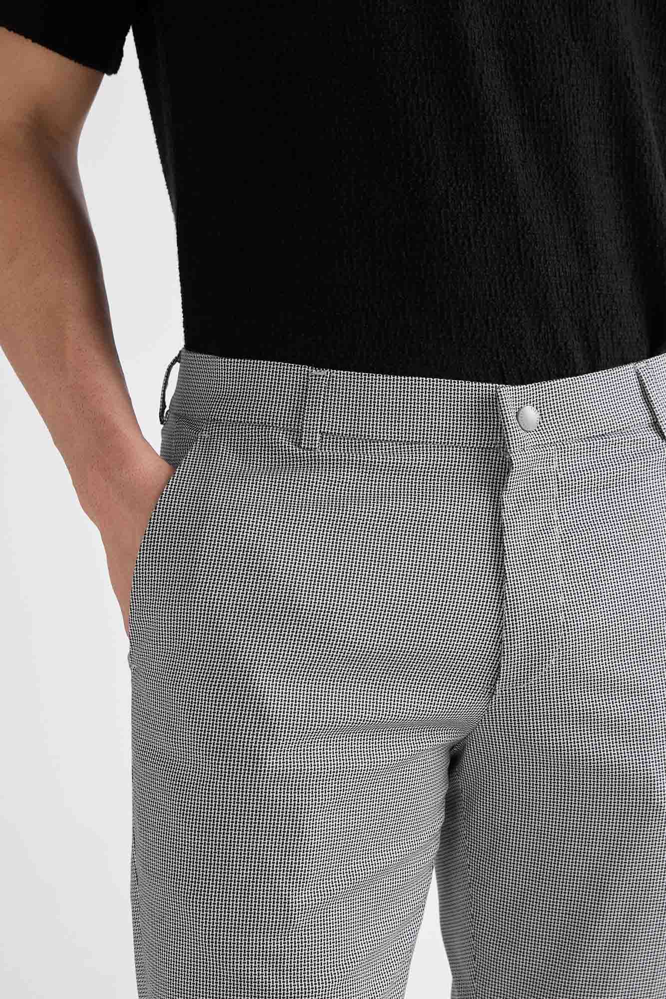 Monochrome Houndstooth Trouser