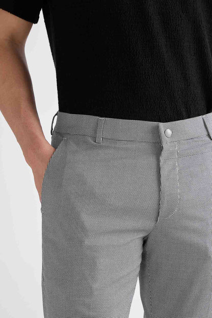 Monochrome Houndstooth Trouser