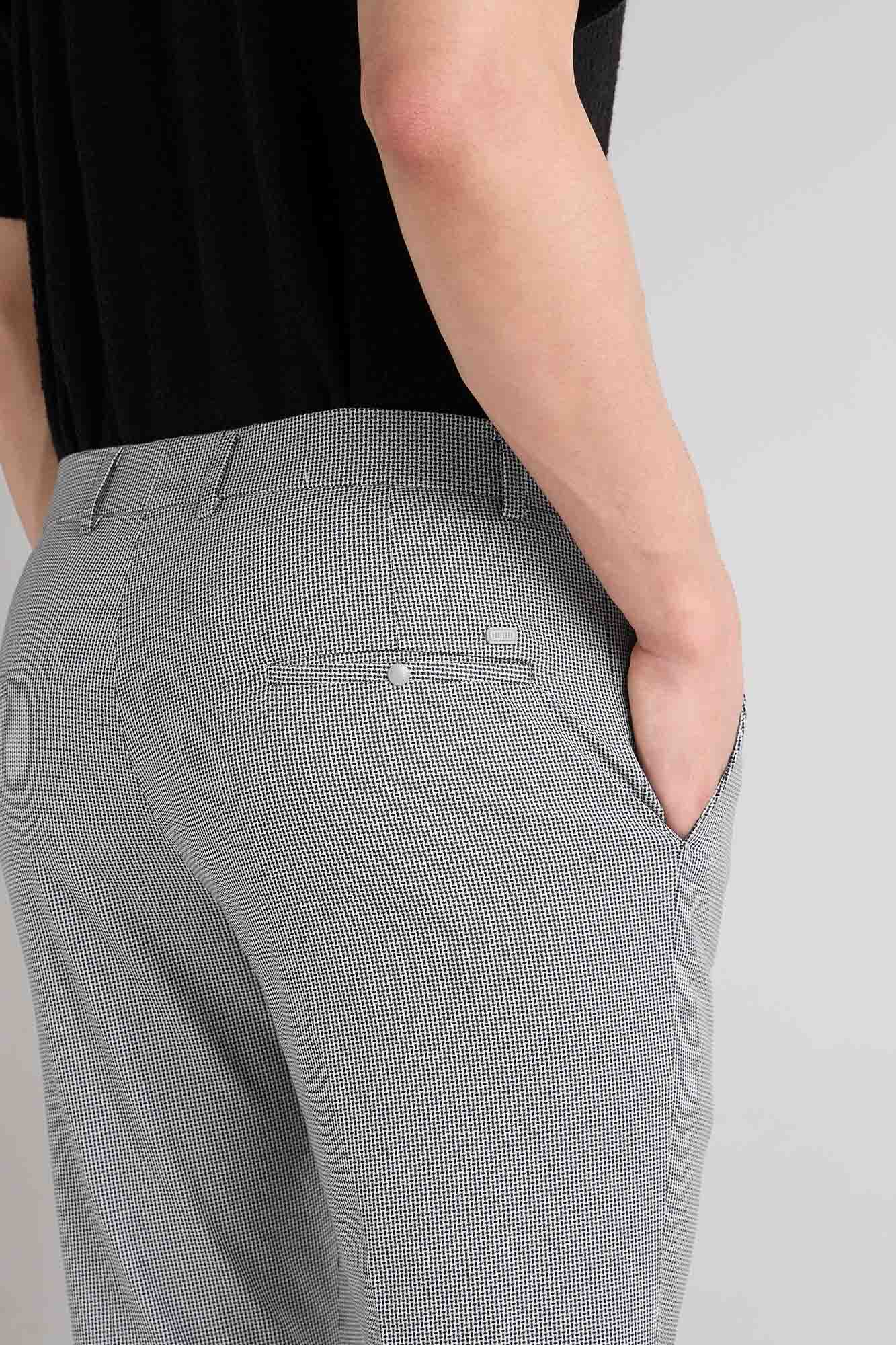 Monochrome Houndstooth Trouser