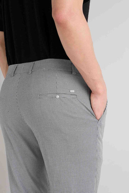 Monochrome Houndstooth Trouser